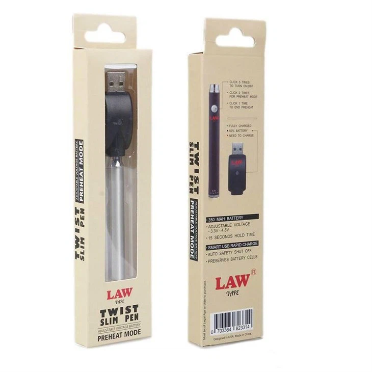 LAW 350mah Twist Vape Battery